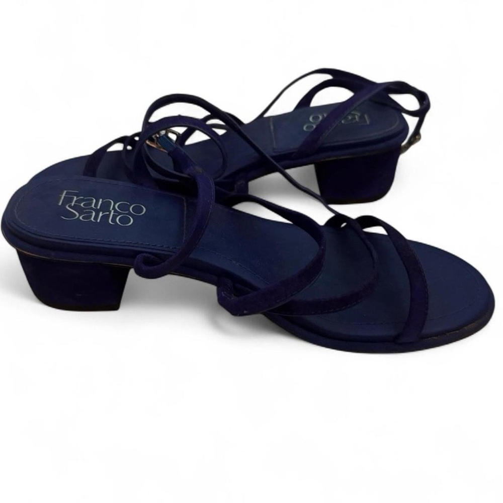 Franco Sarto Dark Blue Strappy Sandals